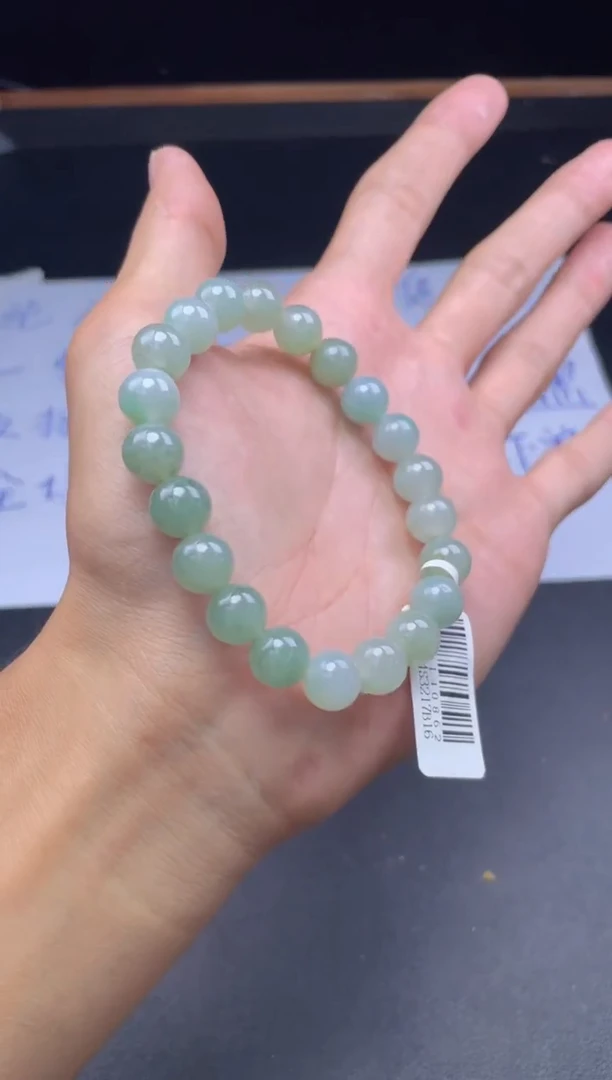 未镶嵌定制翡翠珠串卡9