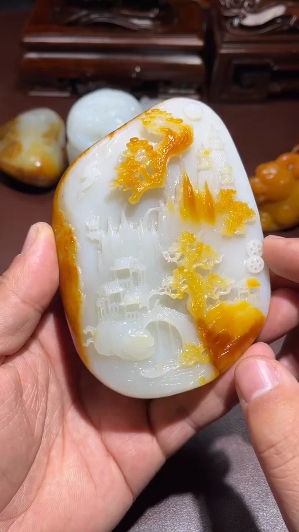 未镶嵌和田玉把件春****…和田玉