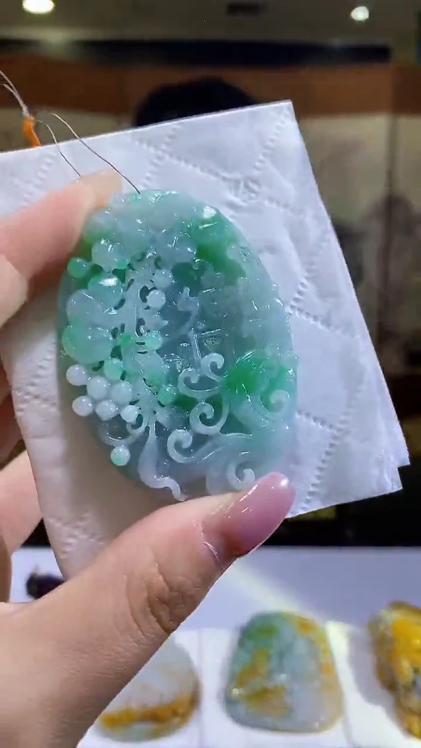 未镶嵌定制翡翠38/0924/W/花