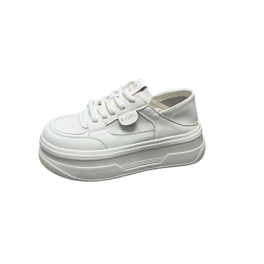 豪 4765 三楼 2519-1 真皮厚底小板鞋