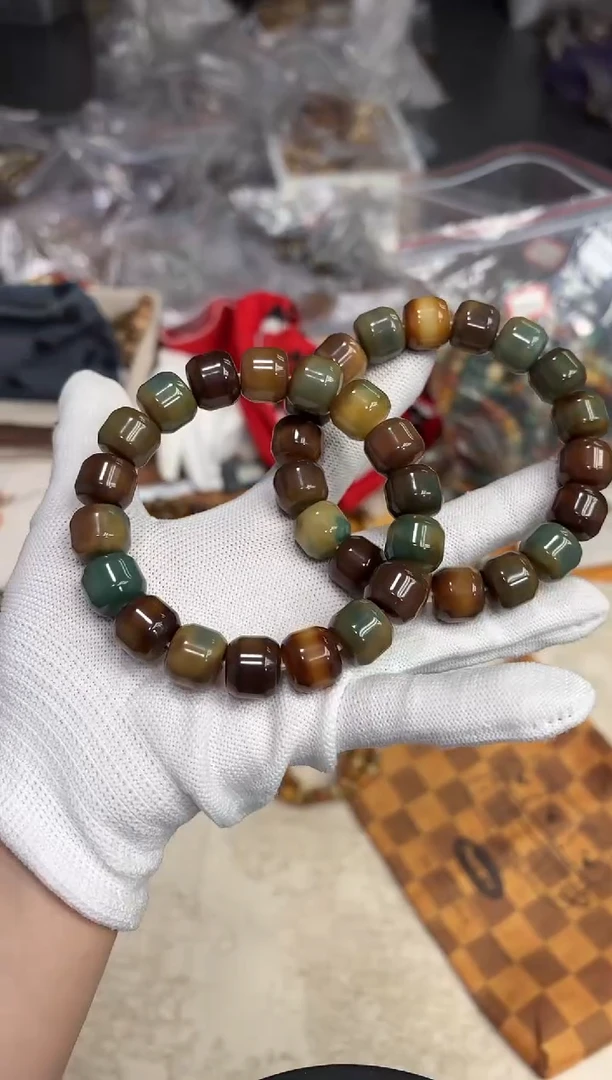 菩提根/象牙果手串14汉堡油膏（707）