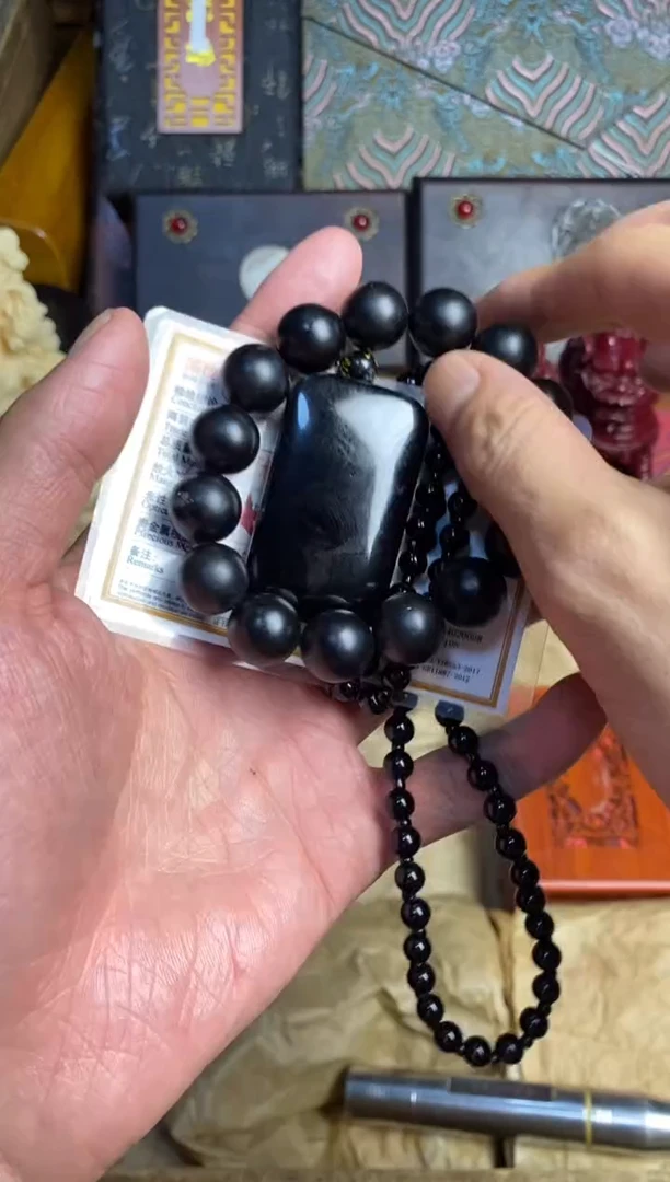 和田玉（墨玉）未镶嵌挂件主播推荐主播推荐