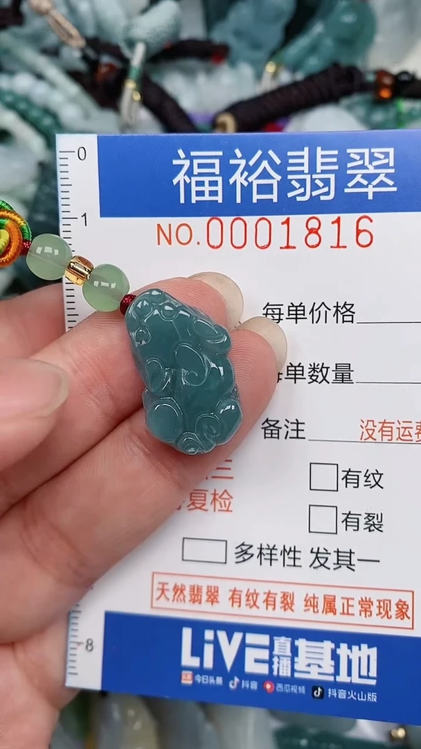 翡翠未镶嵌颈饰...0001816