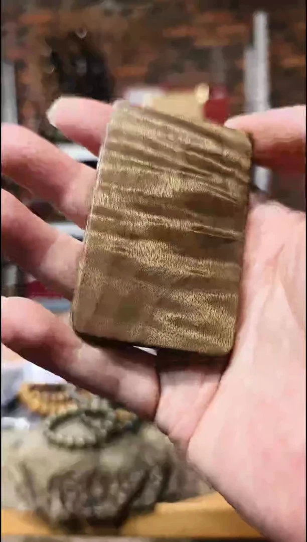 金丝楠无事牌手把件