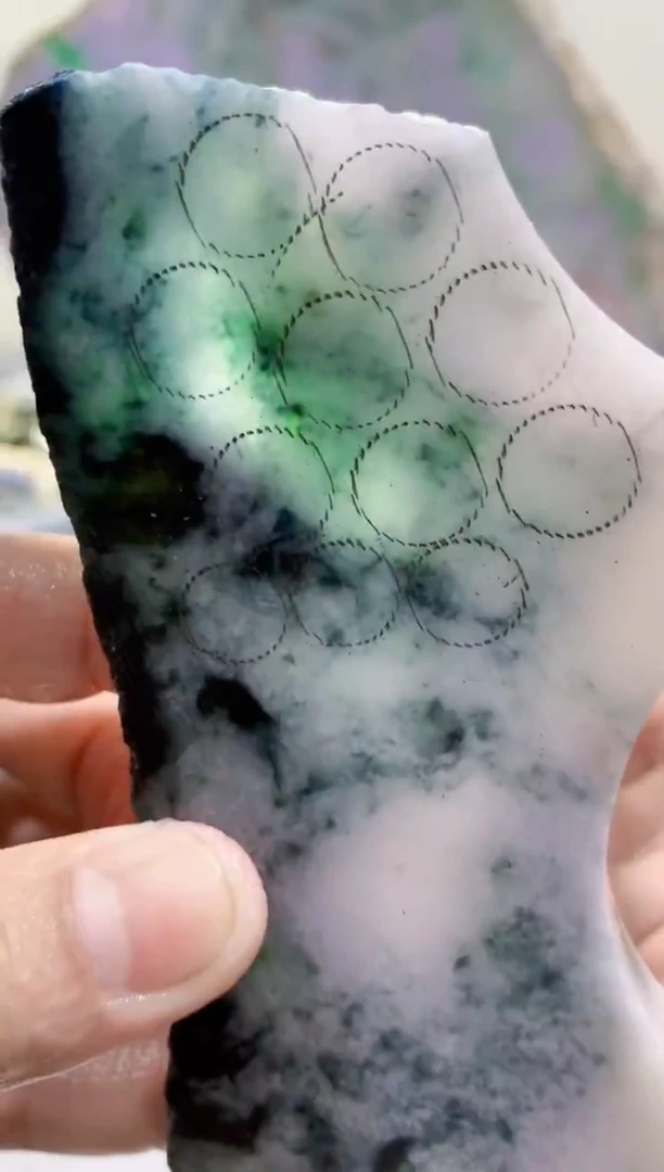 裸石翡翠0蒙0翡翠珠宝366