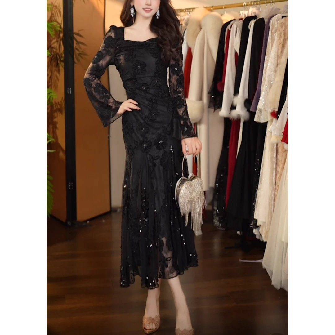 3店温迪定制-740千金晚宴YQ353连衣裙