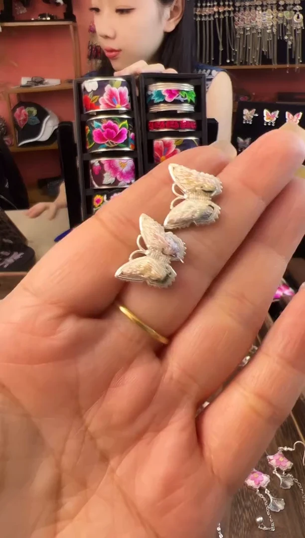 织绣艺枝独绣老绣饰品174