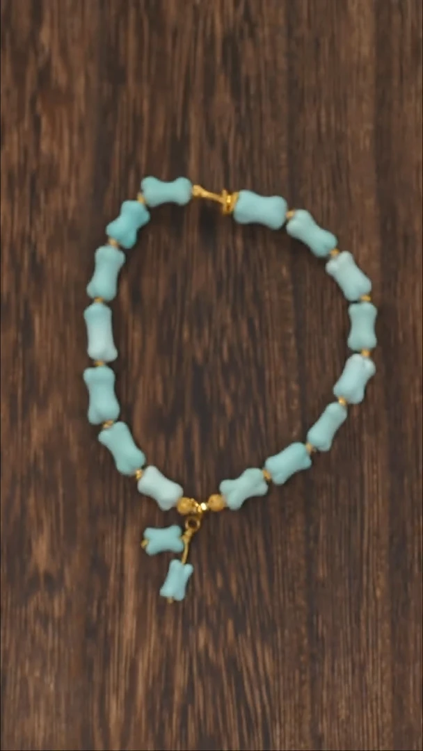 【闪购商品】绿松石手链18K金镶嵌1