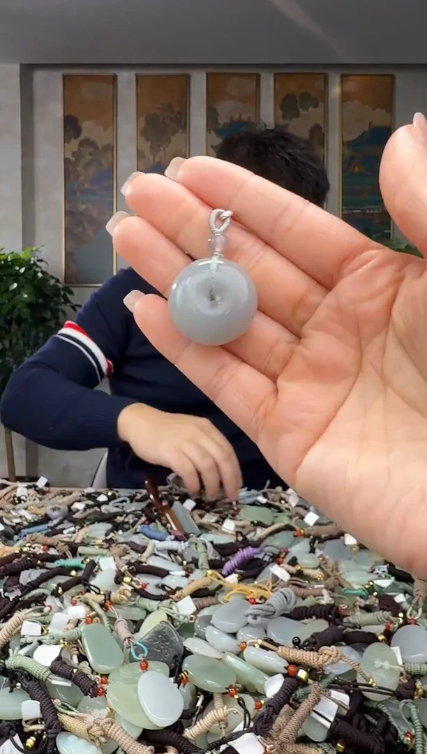 颈饰未镶嵌和田玉拍一发一多样性发货