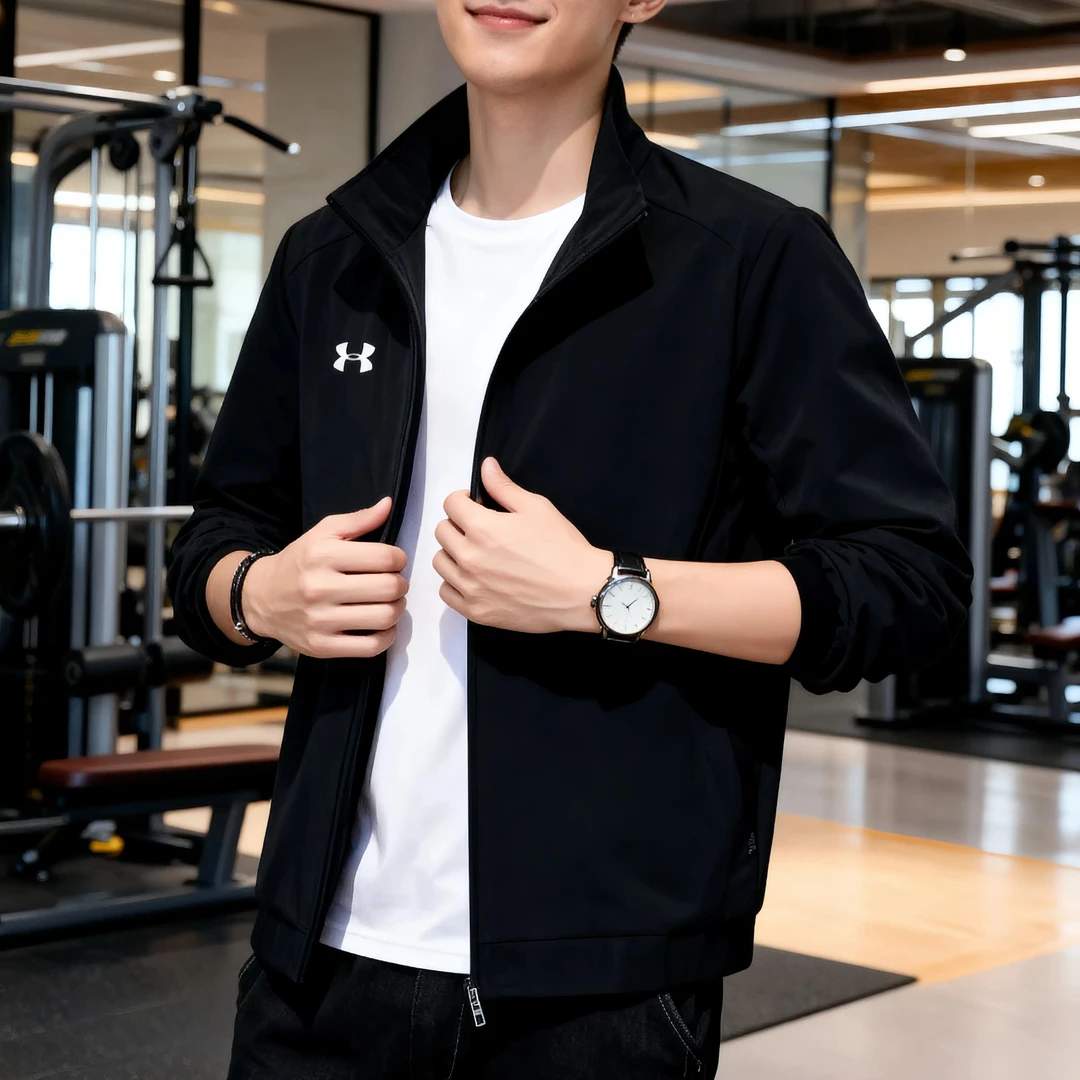 UA/安德玛正品新款男女同款针织宽松经典运动外套