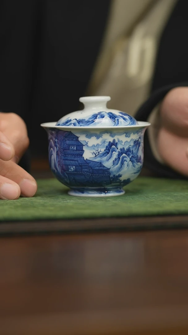 【闪购商品】杯柴窑青花破价福利