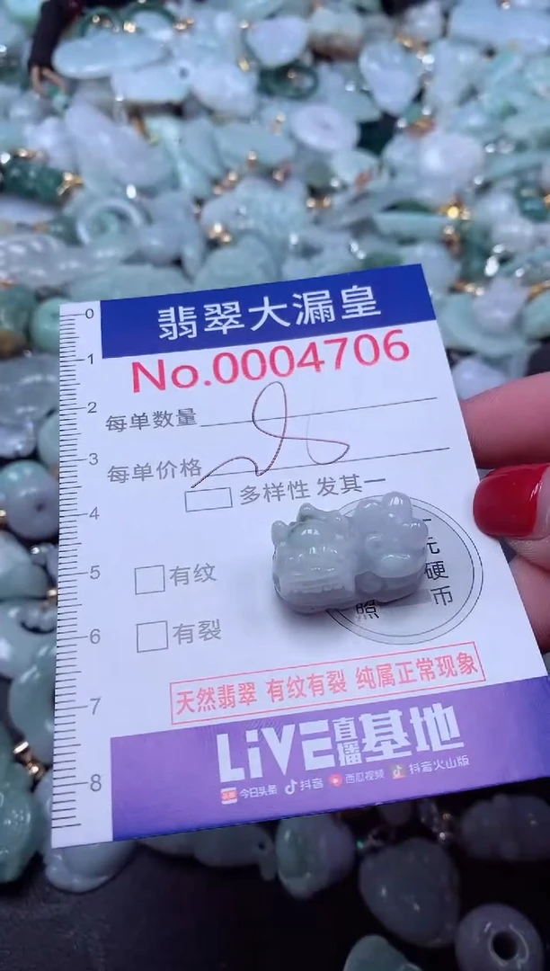 颈饰未镶嵌翡翠4706