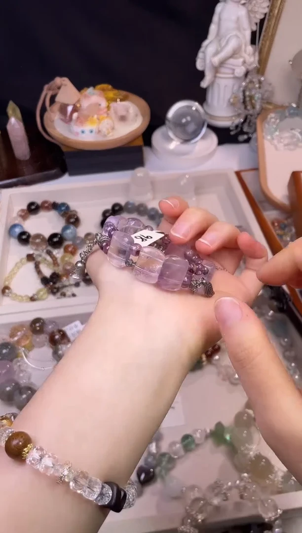 未镶嵌手链水晶多样性发货