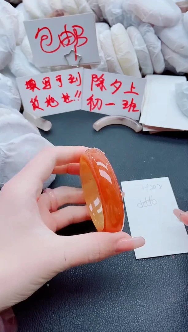 【闪购商品】石英质玉手镯未镶嵌H202-55-56