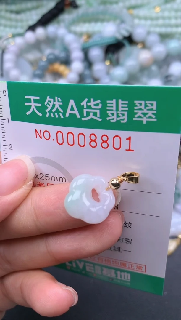 翡翠未镶嵌颈饰.0008801