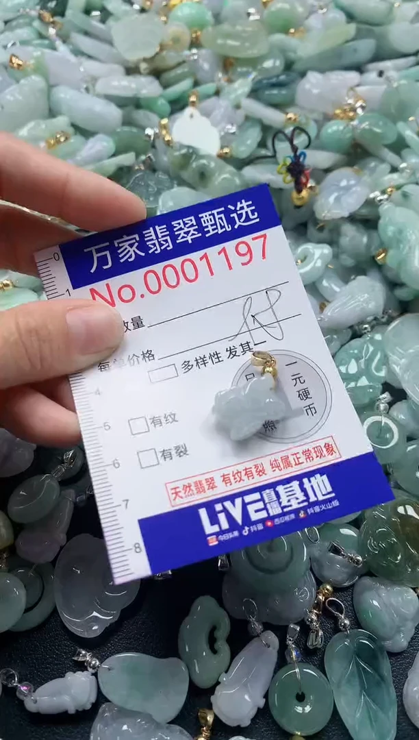 吊坠(不含链)未镶嵌翡翠1197