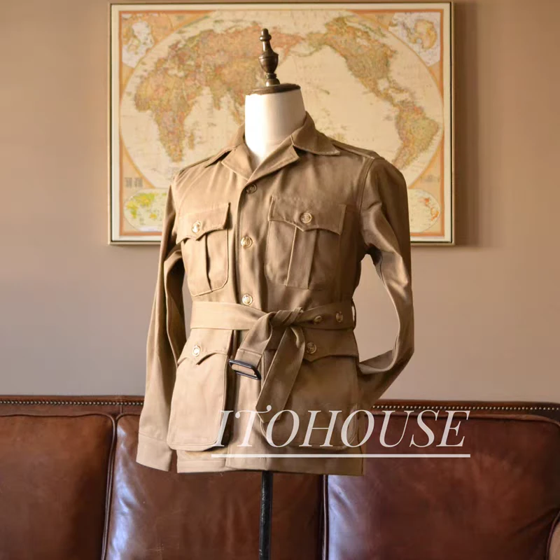 ITOHOUSE出品 Safari Coat 卡其色棉质猎装