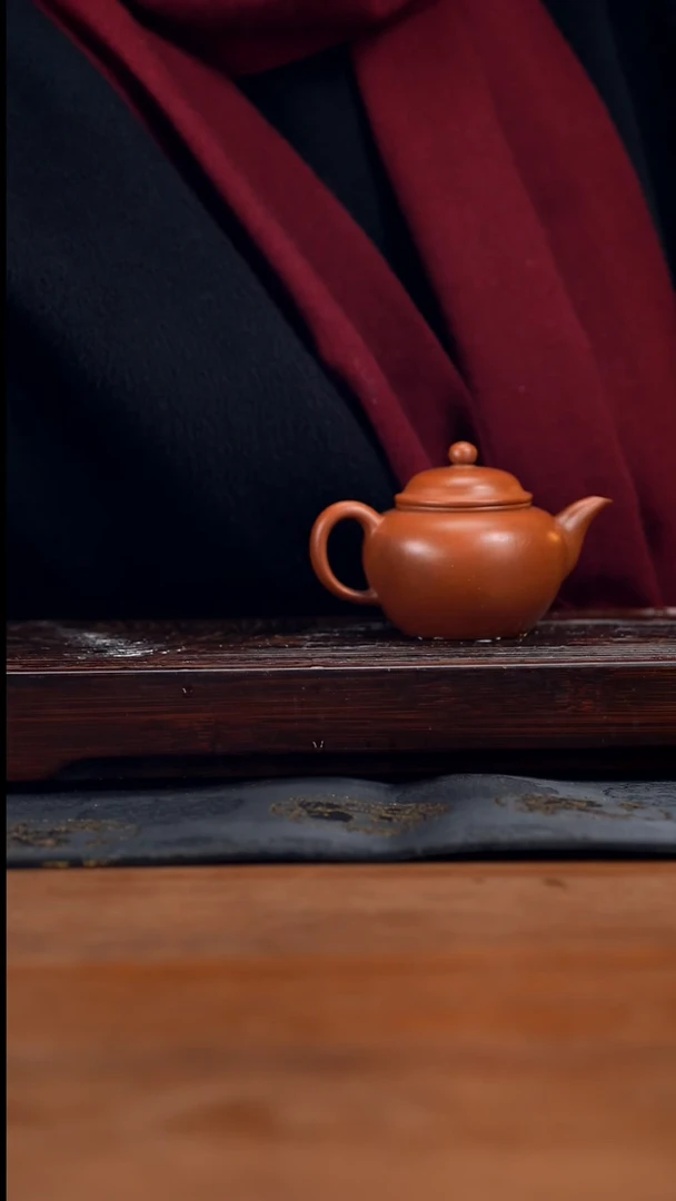 【闪购商品】紫砂茶壶150cc黄龙山原矿红泥鸽嘴水平65