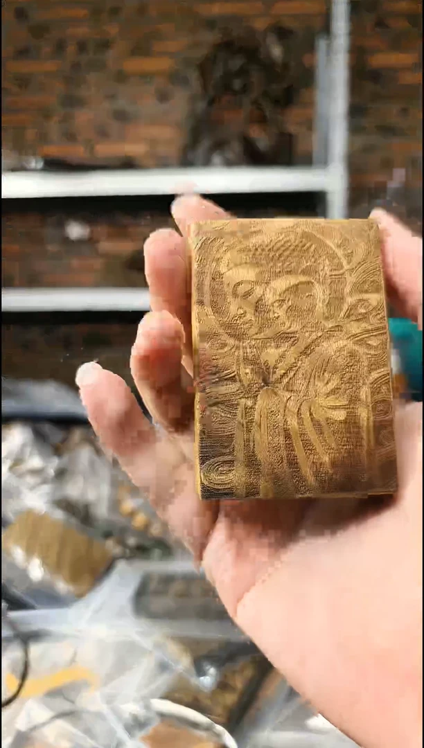 【闪购商品】金丝楠无事牌手把件