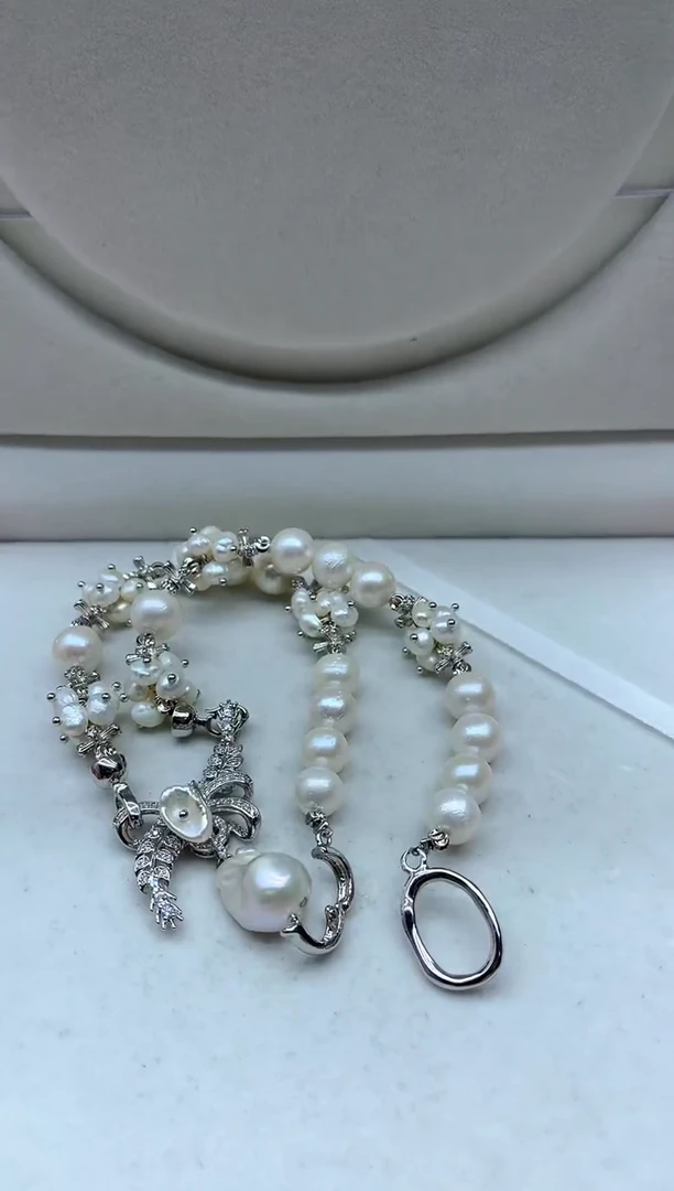 淡水珍珠未镶嵌颈饰1