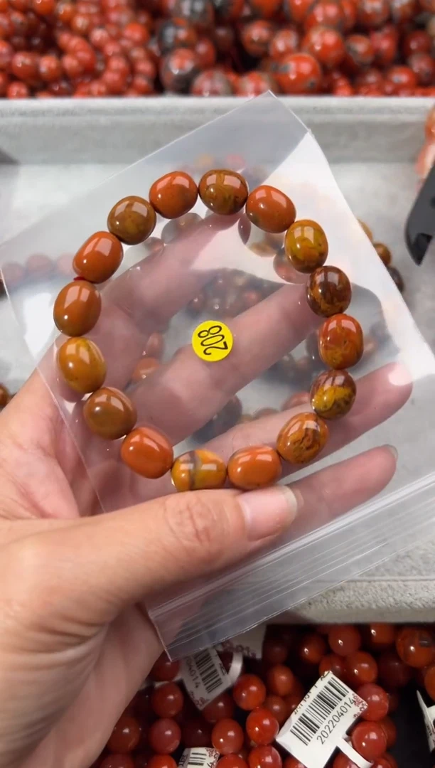 未镶嵌手串南红玛瑙13+