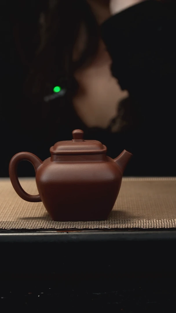 紫砂茶盏中槽清四方言心150CC