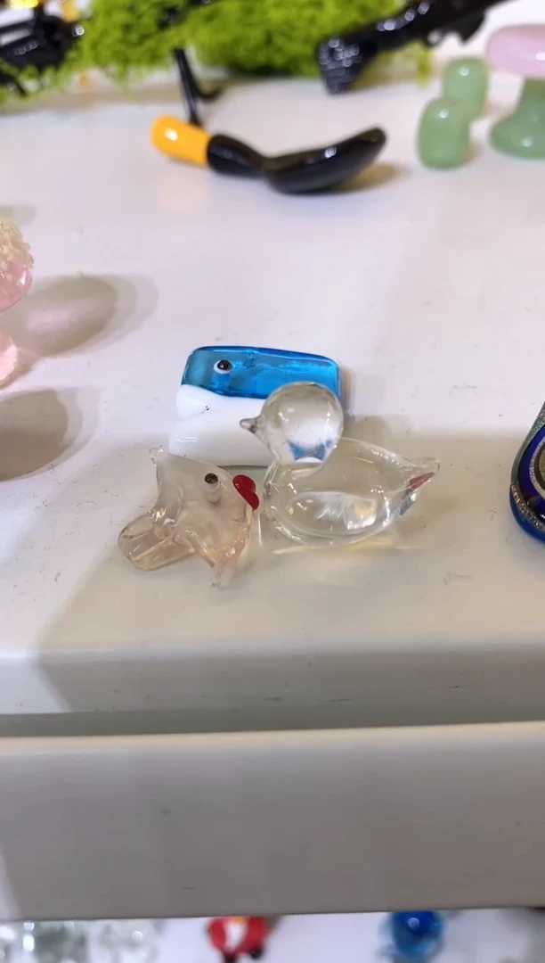 琉璃手工艺品r****t3件摆件