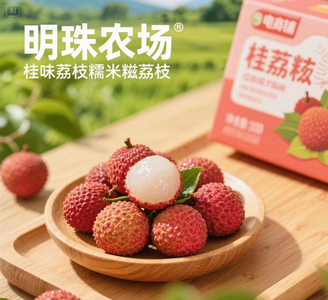 10斤装 广东桂味荔枝桂花香浓核小肉厚 现摘现发顺丰空运
