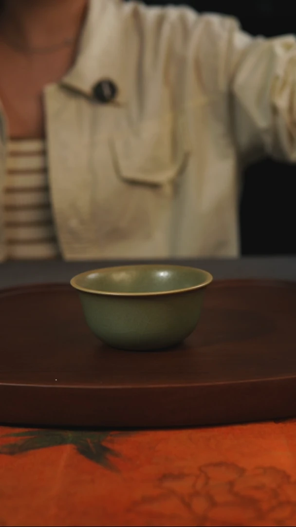 杯子鸡缸  柴烧全品一级 汝州原产地原矿仿古老釉