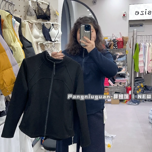 胖妞馆大码-253立领蚂蚁腰加绒外套