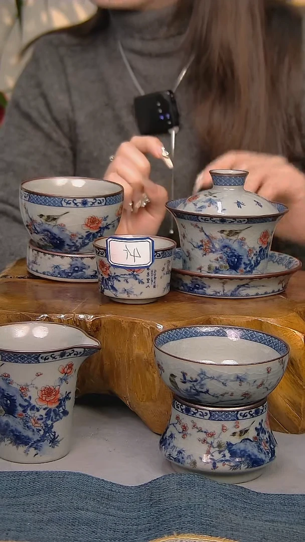 【闪购商品】简装家用款9件套 陶瓷家用茶具系列