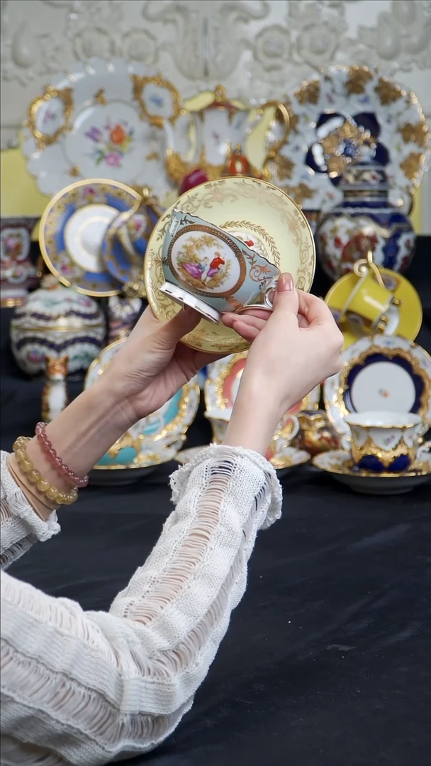 骨瓷婷婷中古器物如图所示68