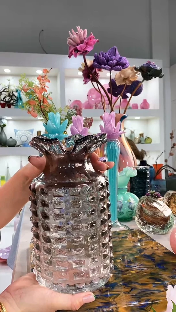 心****丽慕忆家手作琉璃花瓶