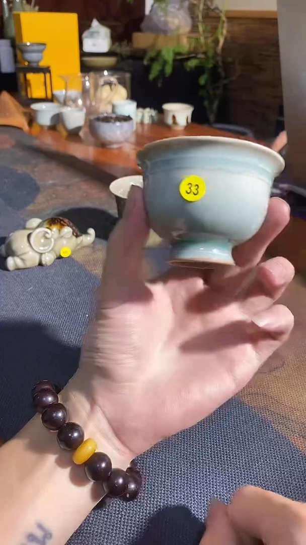 【山隐青瓷】龙窑柴烧杯子微瑕    33