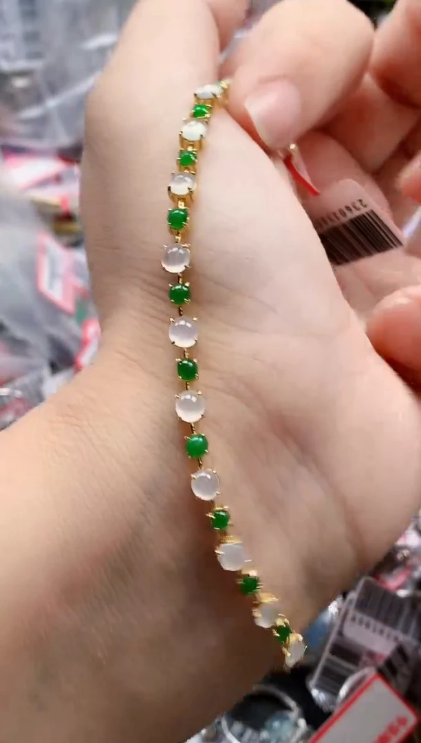 银S925镶嵌戒指翡翠天然A货缅甸翡翠