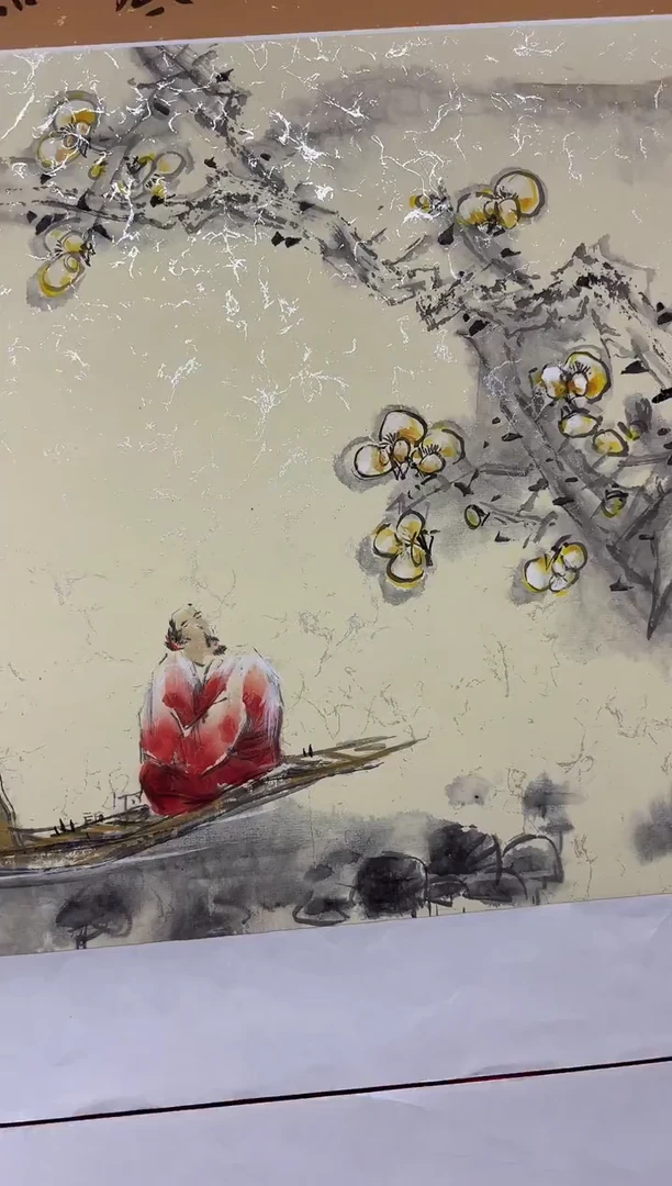 国画秦燕格国画手绘作品Y29