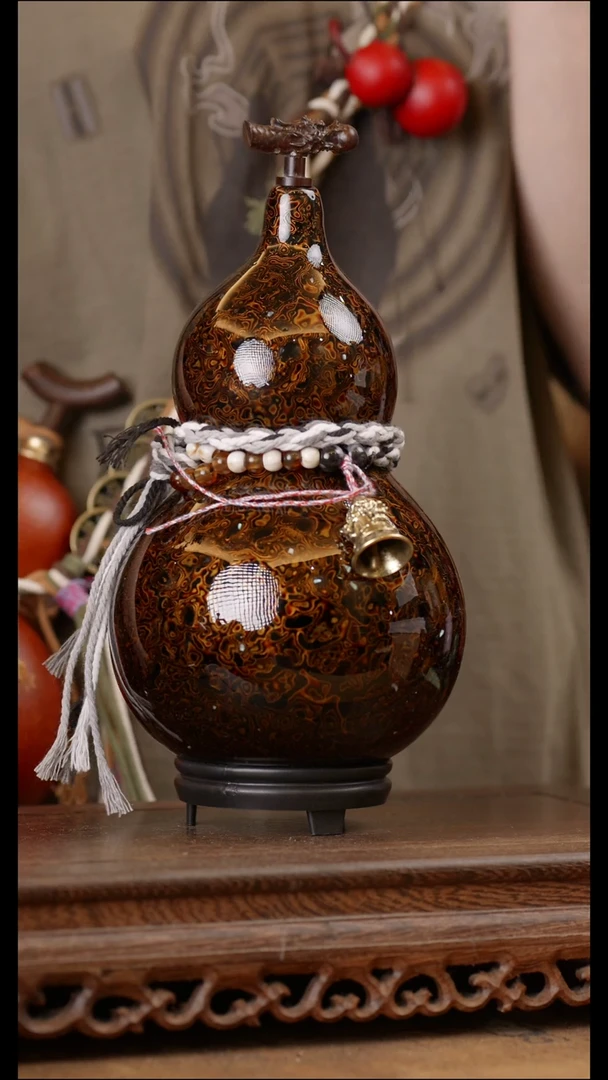 410号精品天然大漆酒葫芦一物一拍~