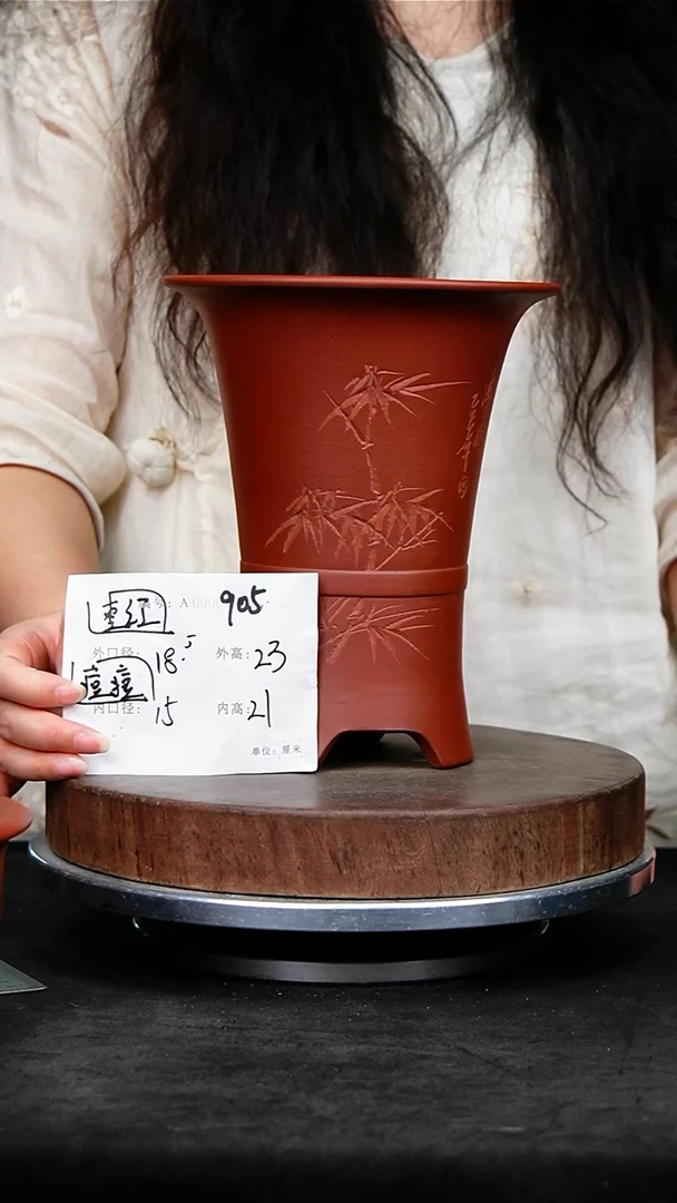 紫砂花盆905痘痘紫砂花盆