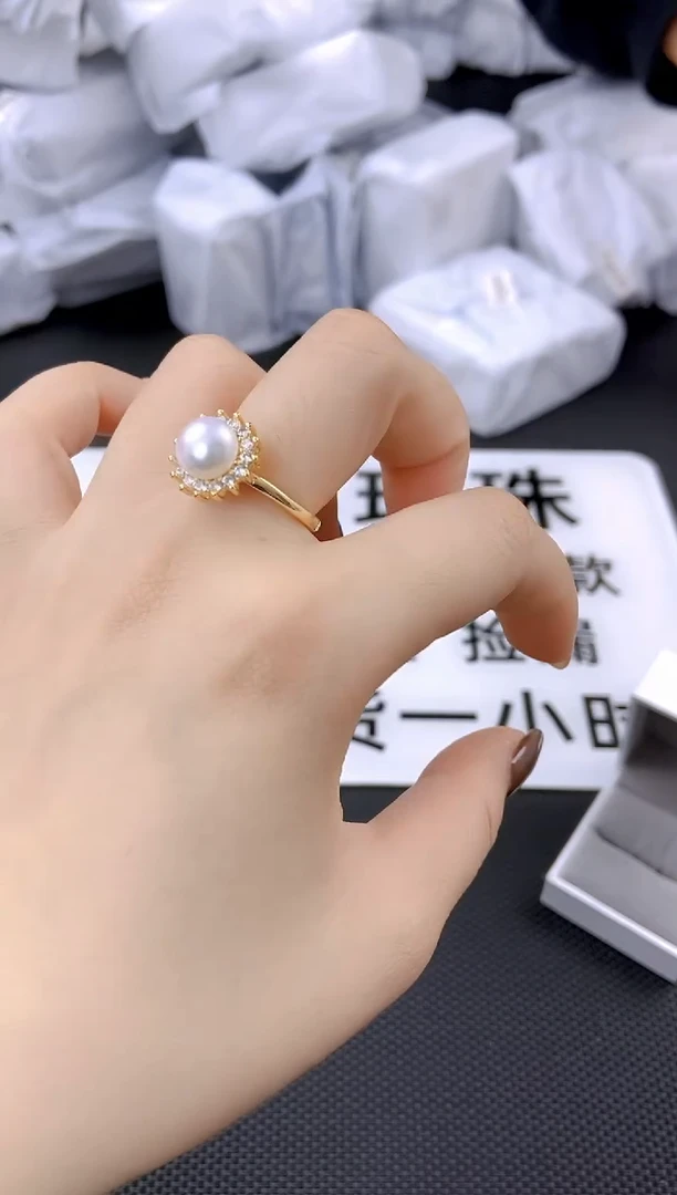 未镶嵌耳饰淡水珍珠jz1019