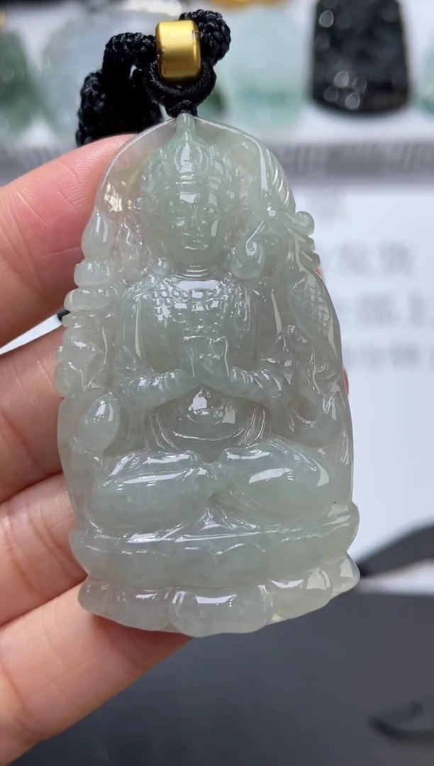 未镶嵌挂件翡翠372449  多人