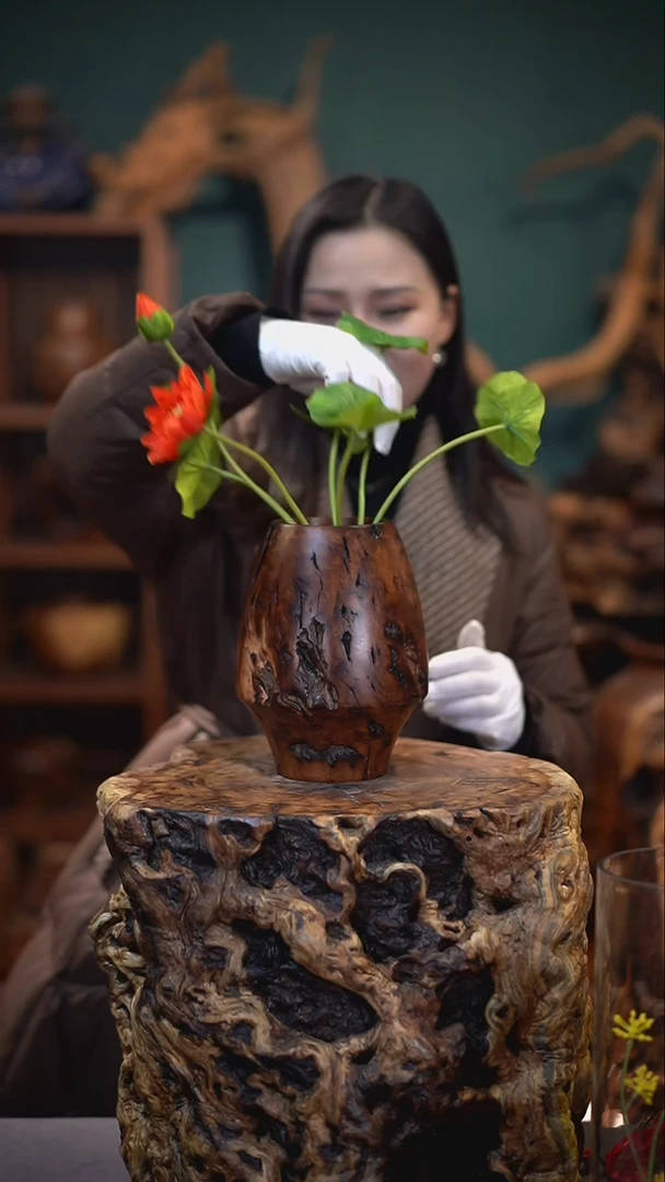 【闪购商品】枣木雷击枣木鸡心罐