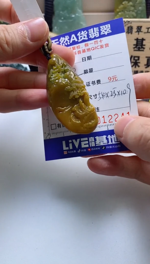 颈饰未镶嵌翡翠