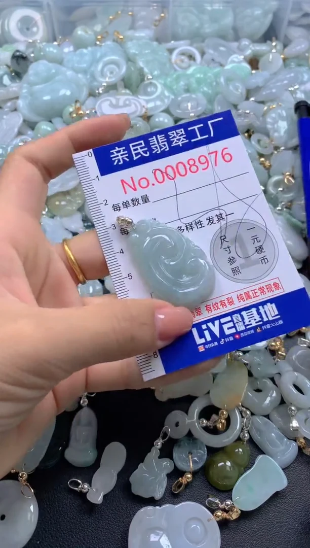 颈饰未镶嵌翡翠8976