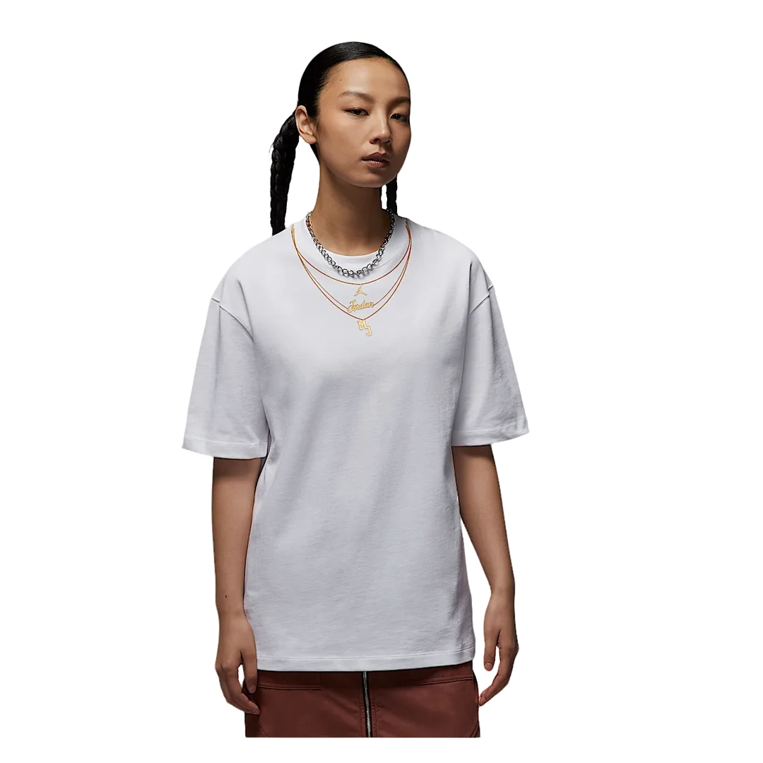 Nike/耐克官方正品 Air Jordan女子百搭运动休闲T恤IH0834-100