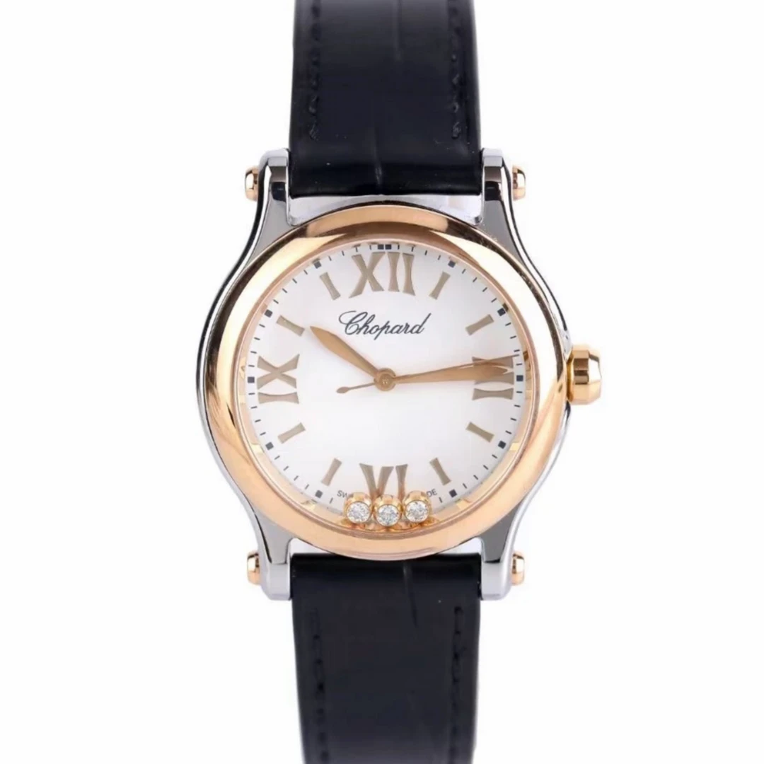 99新 Chopard/萧邦 快乐钻系列278590-6001石英30盘