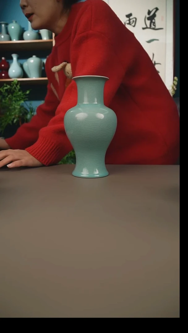 杯仿古观音瓶微暇