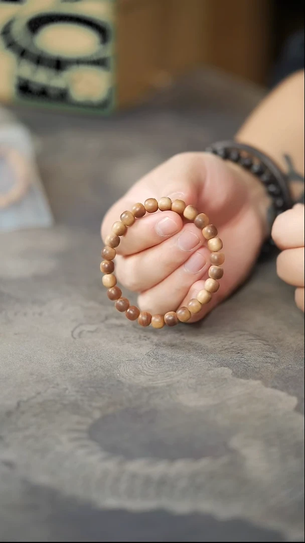 檀香木手串/手链老山檀正区横纹黑肉沉水8mm老型