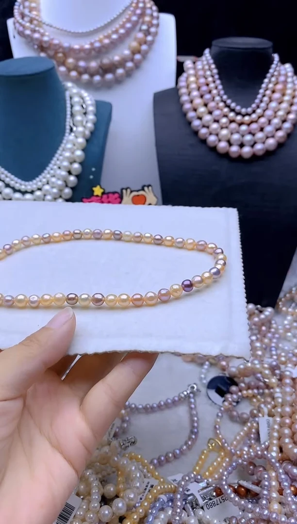 淡水珍珠未镶嵌项链珍珠项链