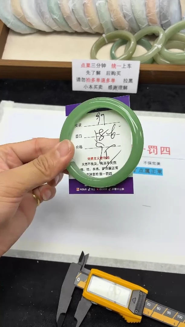 未镶嵌手镯石英质玉97