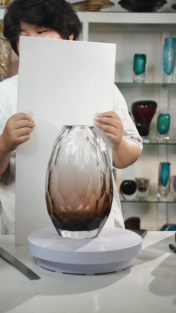 31高轻奢琉璃花器福利正常手工痕迹